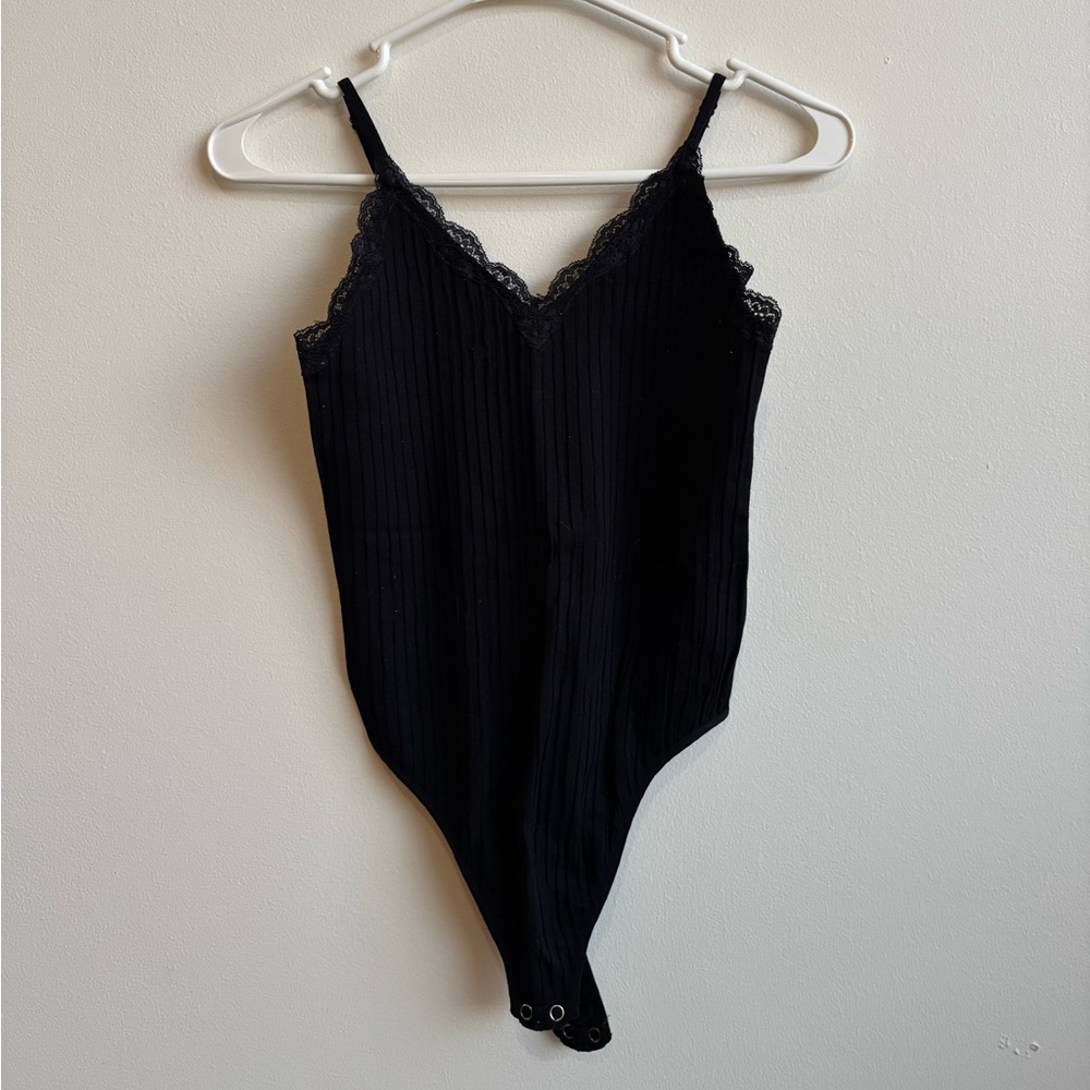 Women’s Black Altar’d State Lace Body Suit - Size: M/L